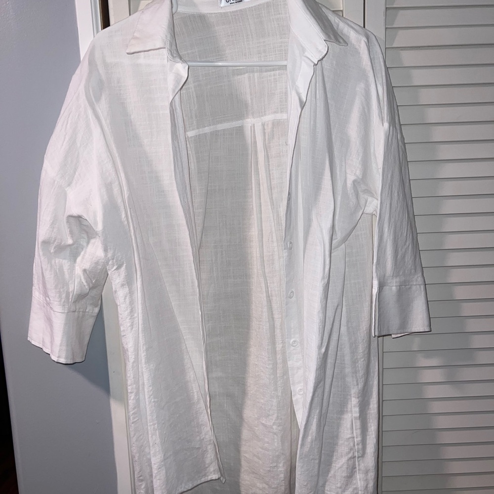 White Button-Up Shirt